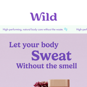 Is Wild an antiperspirant?