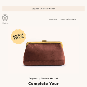 The Wait is Over | Cognac Clutch