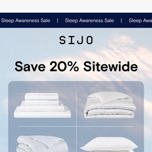 Our Sleep Awareness Sale is here!  💤🌟