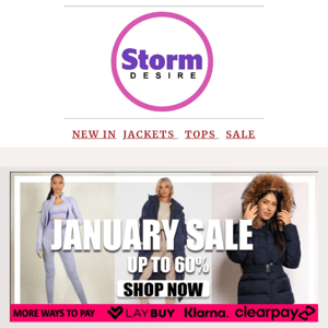 JANUARY SALE 🔥