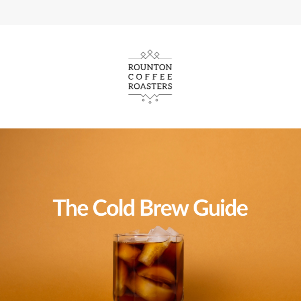 Make tasty cold brew at home!