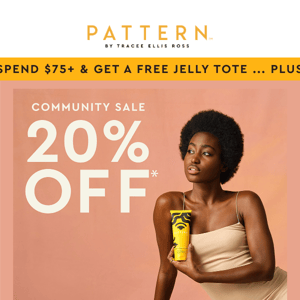 20% OFF SITEWIDE 🎉  Community Sale is Live