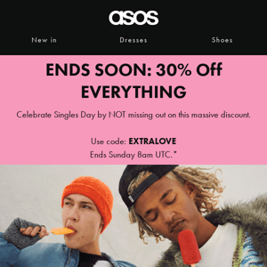 Ends soon: 30% off everything ⏰