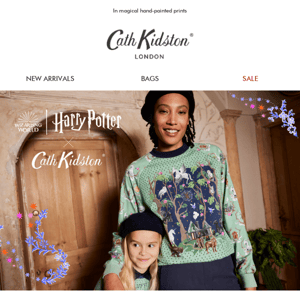 Harry Potter x Cath Kidston dresses and sweatshirts