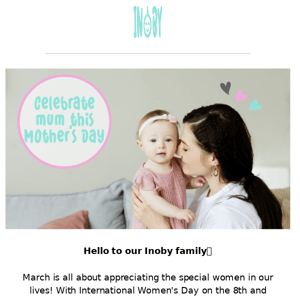 March Newsletter And Exclusive Mother's Day Promotion Code