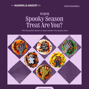 Witch Halloween treat are you? 🧙‍♀️ 🧁