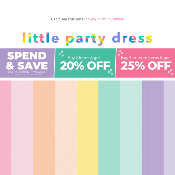 🌈 All the colours of the rainbow 🌈 PLUS, Spend & Save 🥳