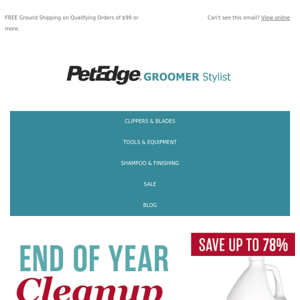 Ending Soon: End of Year Cleanup SALE