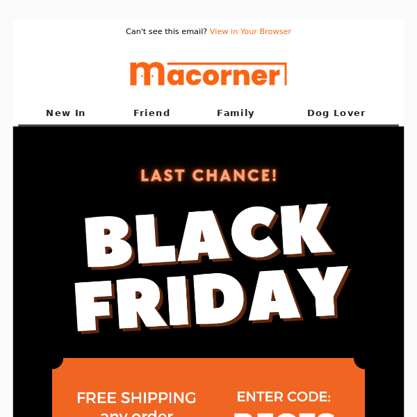 5 HOURS LEFT ⏲️ Get these Black Friday deals before they're gone! - Macorner  Decor