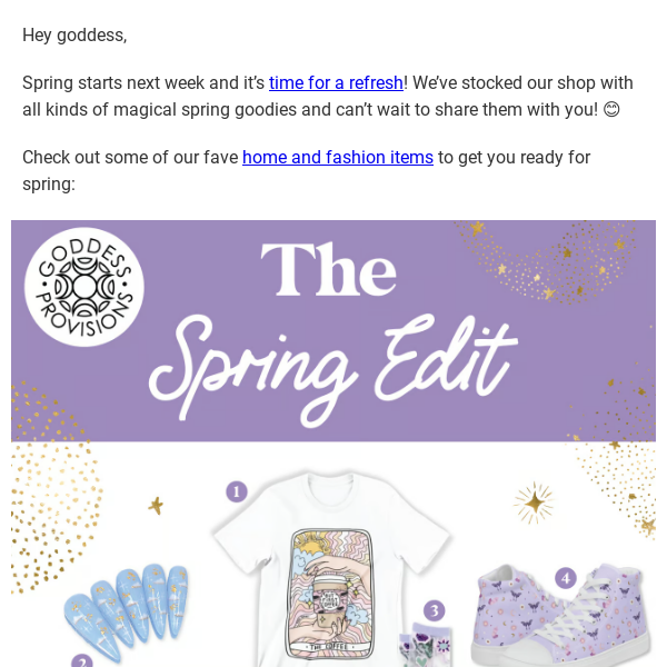 Introducing the Spring Edit 🌸✨