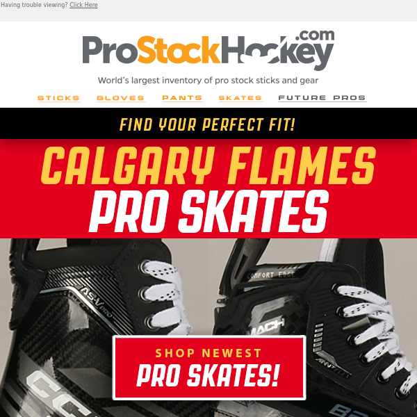 New Calgary Flames Pro Stock SKATES! 🔥