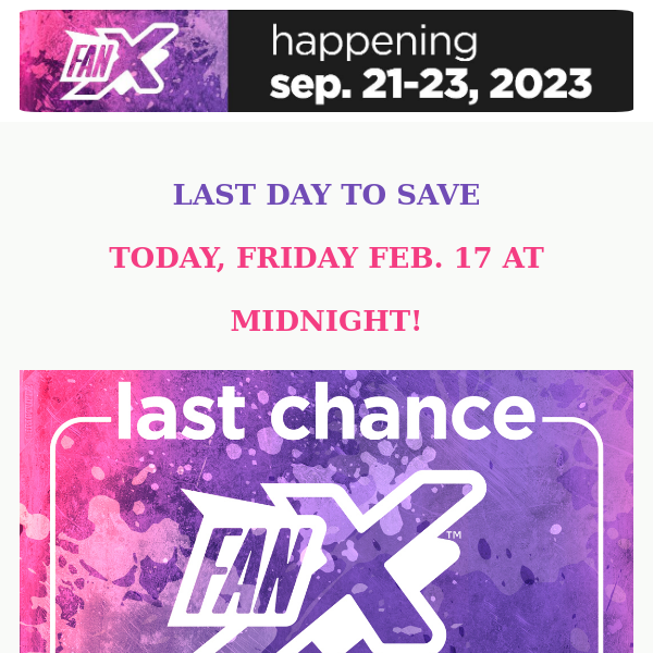 Last Day to Save 25%!