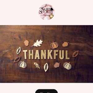 Happy Thanksgiving ✨ We are so thankful for you!