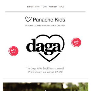 Shop The Daga 70% SALE 💖