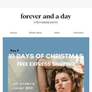 Day 5: Free Express Shipping