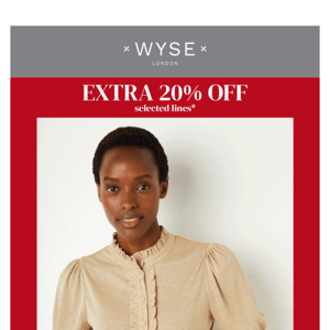 Extra 20% off All SALE Knitwear and Tops