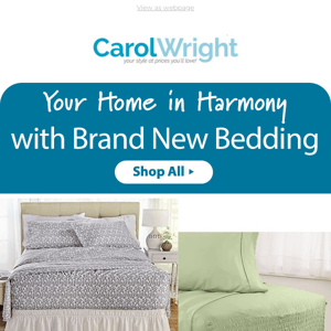 Your Home in Harmony with Brand New Bedding