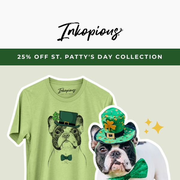 🍀 LAST CALL: St. Patrick's Day Gear w/ 2-Day Shipping 🍀