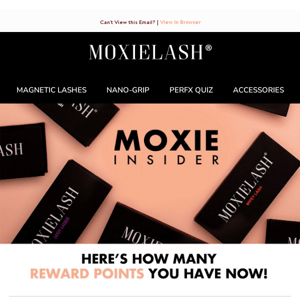 Your Moxie Insider Club Reward Points