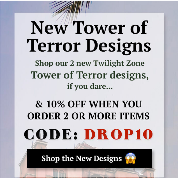 NEW 🎢 Tower of Terror Designs Just DROPPED 😱