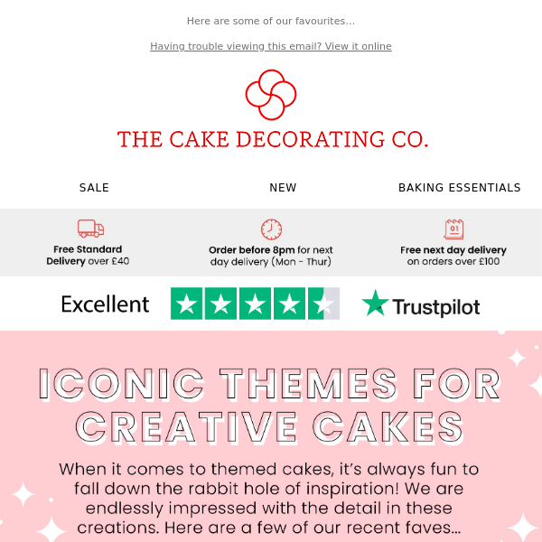 Iconic Themes for Creative Cakes