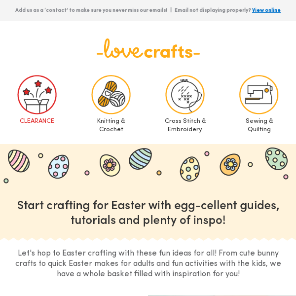 Ready to start Easter crafting? Hop to it! 🐇