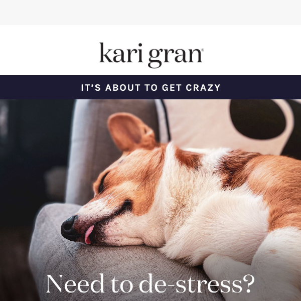 Need To De-Stress?