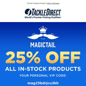 Get 25% Off MagicTail Lures
