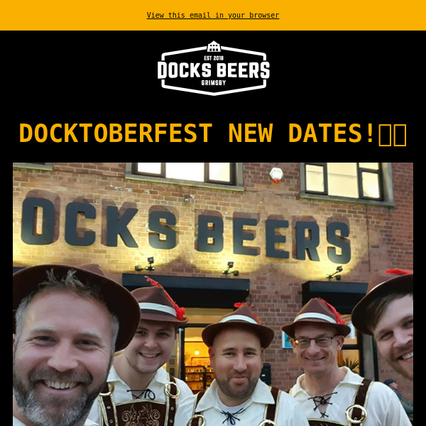 Docktoberfest New Dates!🇩🇪