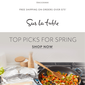 Savor spring's return with our top picks.