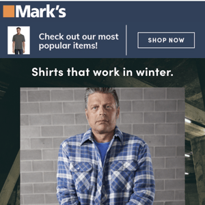 Shirts that work in winter.