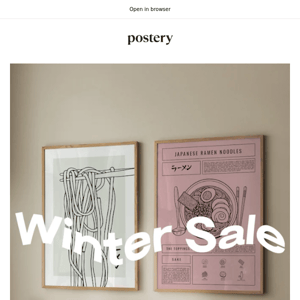 Winter Sale 30% off