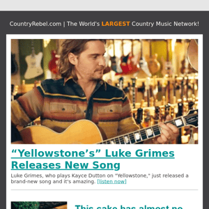 “Yellowstone’s” Luke Grimes Releases New Song