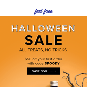 Our Spooky Sale Is On