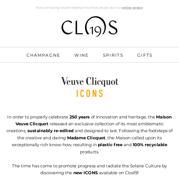 Clos19 - Wines & Spirits - LVMH