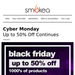 Cyber Monday - 50% off sale ending soon!