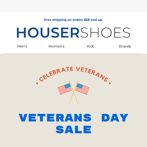 Hello Veteran's Day Sale! 🇺🇸