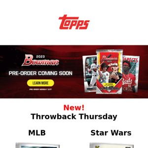 2023 Bowman Baseball Pre-Order coming Monday!