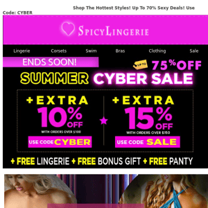 BEST. CYBER. SALE. EVER! 💕UP TO 75% OFF + EXTRA 15% (ENDING SOON!)