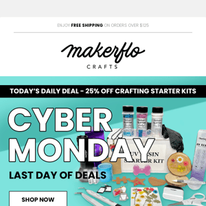 🌟 Cyber Monday Finale: Crafting Kits Galore!