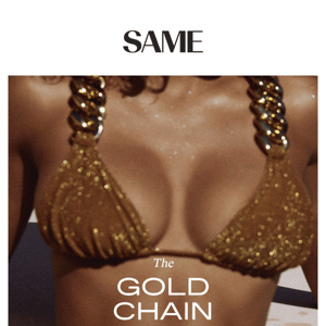 BEST SELLING GOLD CHAIN SWIM COLLECTION