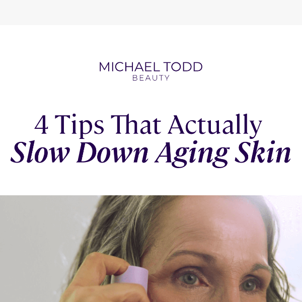 Want to slow down the signs of aging? Tips for less wrinkles inside