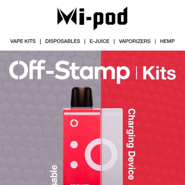 Innovative New Vapes at Mi-Pod  | Off Stamp Now in Stock