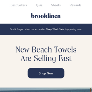 RE: New Beach Towels are Selling Fast