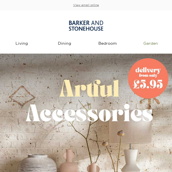 Artful Accessories | Delivery from only £5.95!