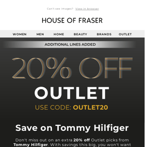 Extra 20% off Tommy Hilfiger