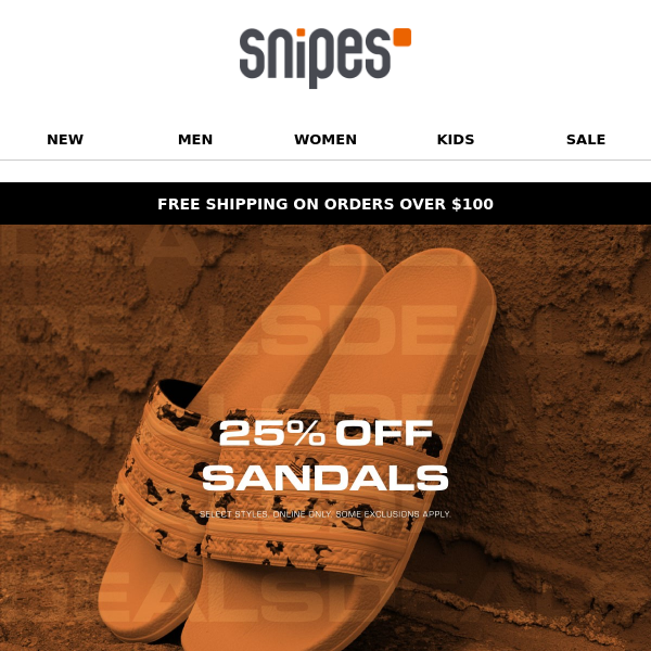 Choose Your BBQ Sandals On Sale!