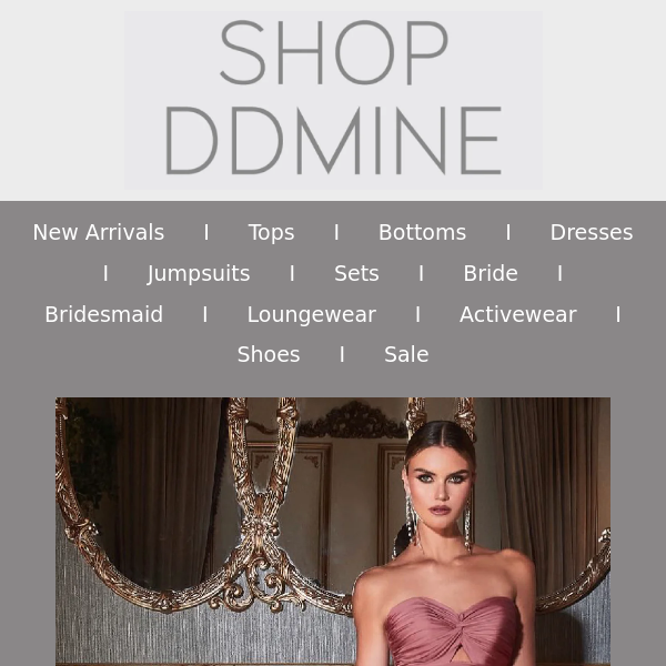 Discover the Latest Strapless A Line Satin Keyhole Dress at DDMINE👗