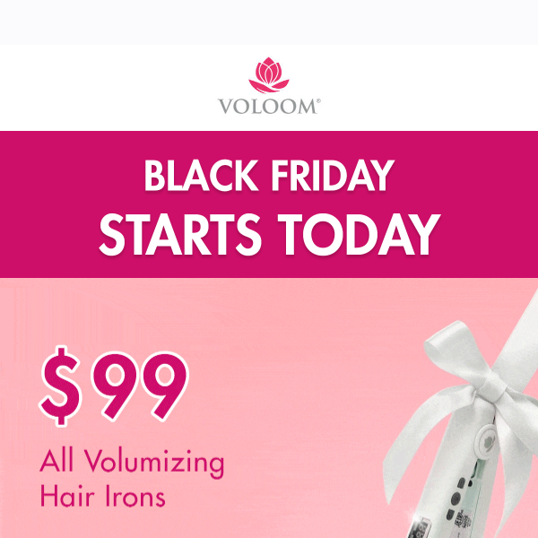 $99 All Irons, Up to 22% Off VOLOOM Kits