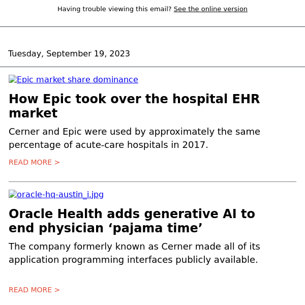 How Epic took over the hospital EHR market